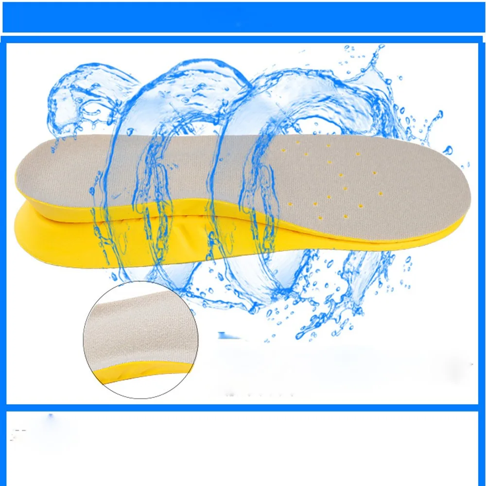 Мужские Женские стельки обувь с массажным действием ортопедический Уход за ногами Plantar дышащая подушка для спорта Бег удобный коврик s m l Размер