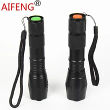 AIFENG 3800LM cree xml t6 flashlight 18650 2000LM Q5 torch zoom LED AAA rechargeable lamp zoomable with charger battery