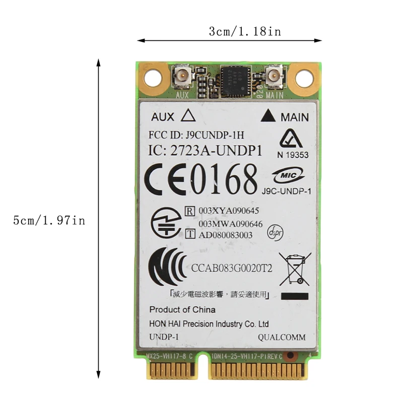 Беспроводная карта PCI E для HP 2018 UN2400 EV DO UMTS HSDPA 483377 002 3G|Сетевые карты| |
