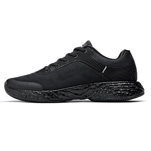 ONEMIX, новинка, мужская обувь для бега, сетчатые верхние кроссовки, уличные спортивные беговые кроссовки для мужчин, уличные беговые кроссовки для мужчин размера плюс 39-47 - Цвет: BLACK-lovers