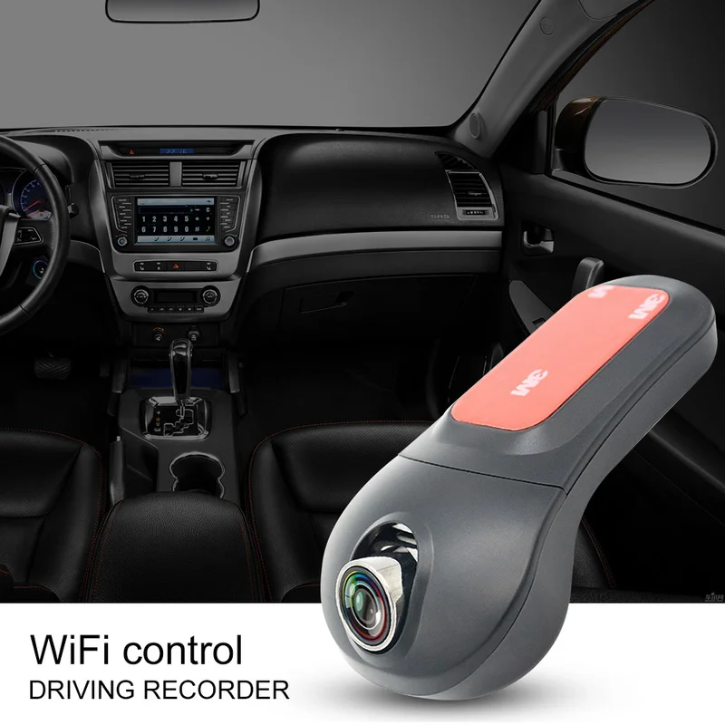 

Auto V23 WiFi Driving Recorder 12 Million Pixels HD 1080P Night Vision Lens Phone Dropship