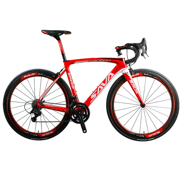 Best Offers SAVA Carbon Road bike Road Bicycle 700c Carbon Bike Herd 9.0 Cycling Speed Road Bike 22 Speed bicycle Full carbon Frame/wheelset