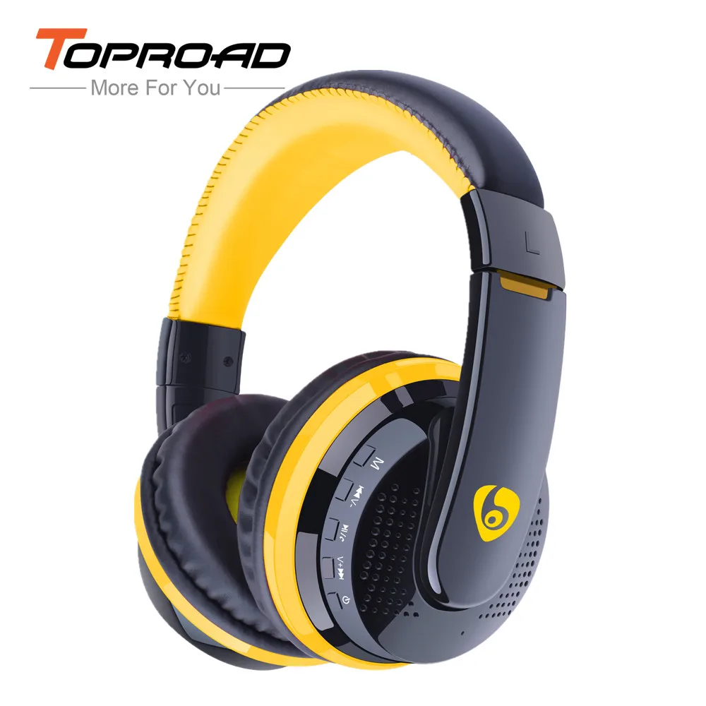 TOPROAD MX666 беспроводные наушники Bluetooth 4 0 гарнитура с микрофоном над ухом головная