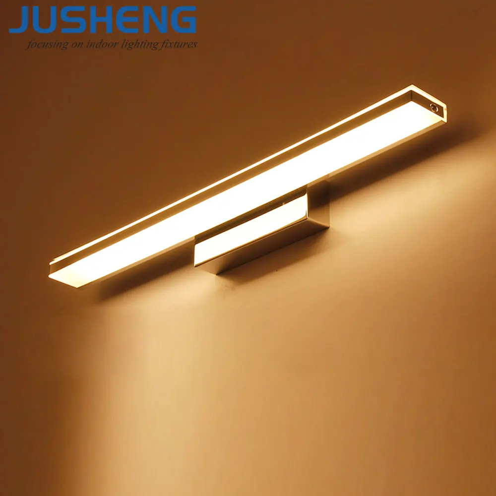 

JUSHENG Modern 9W 12W 14W 16W Led Acrylic Wall Lamps AC85-265V Wall Mounted Sconce Wall Lights in Bathroom Lighting
