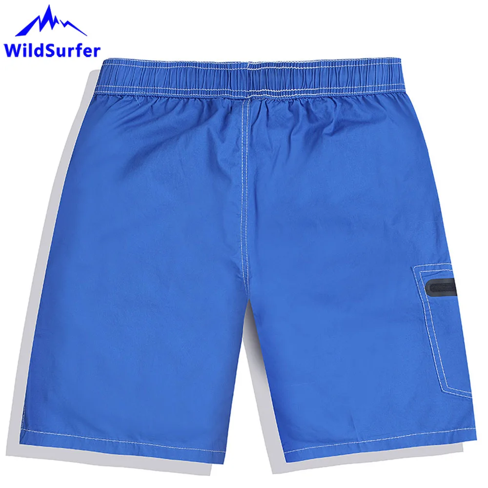 Шорты WildSurfer мужские пляжные однотонные быстросохнущие Бермуды одежда для