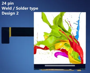 

1.3inch IPS screen TFT LCD panel display ST7789 24pins Plug-in Socket type 240(RGB)*240 262K colors 4 wire SPI
