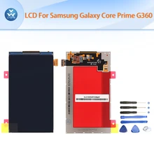 LCD For Samsung galaxy Core Prime G360 G360H G361 G361F LCD display screen 4.5 inch pantalla black free tools