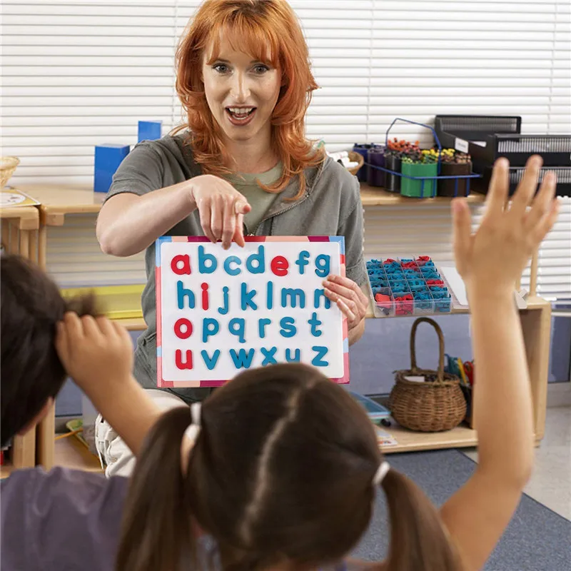Letras de Espuma Sala de Aula Conjunto com Placa Ortografia e Aprendizagem Brinquedos para Crianças Ímã para Crianças Magnética Alfabetos Meninos 208 Pçs Abc 3 Home & Garden