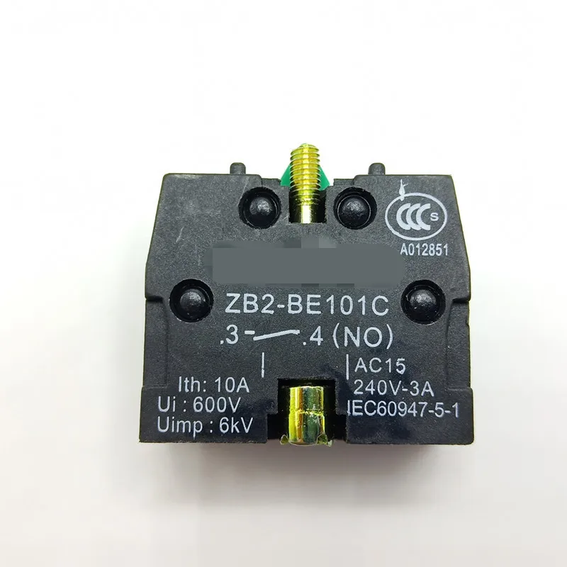 XB2 XB4 кнопочный блок контактов ZB2-BE101C ZB2-BE102C ZBE-101 ZBE-102 НЗ Переключатель связаться с нами