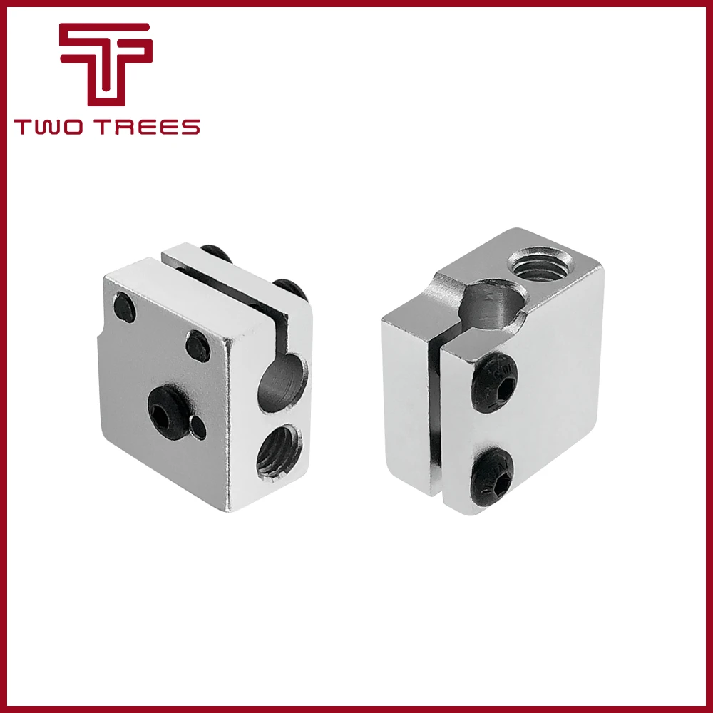 

10 PCS/lot V6 Volcano Aluminium Heater Block For Print Head Hot End Heating Block 20x20x11.5 mm For 3D Printer