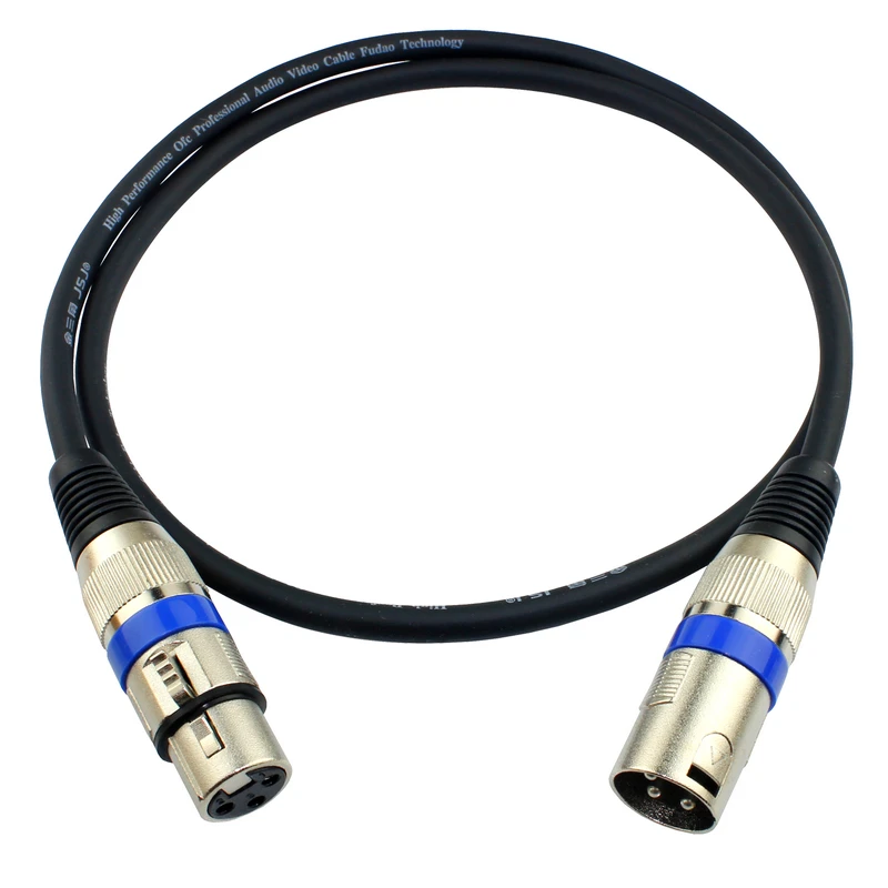 

WinAqum XLR Video Cable Audio Adapter Cable XLR Connector with Double Shielded Wire Microphone 3PIN M/M M/F F/F