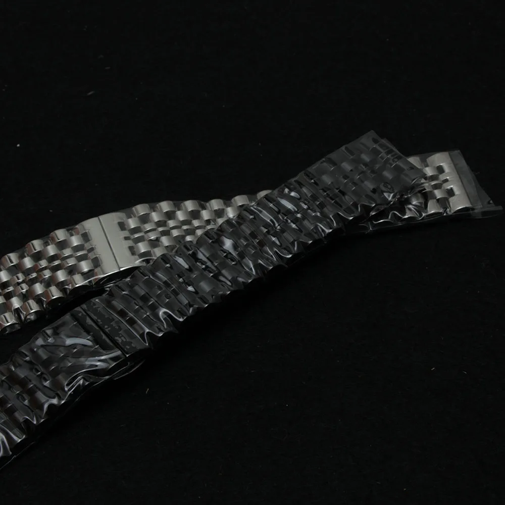 Ремешок для часов из нержавеющей стали 17 18 19 20 21 22 мм|curved end|steel watchbandstainless steel watchband |