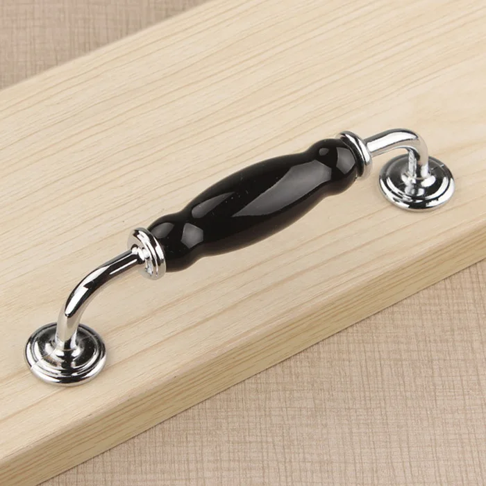 

Wholesale Cracks Ceramic Zinc Alloy Kitchen Cabinet Furniture Handle (C.C.:128mm,Length:152mm)