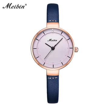 

Fashion Women's Watches Simple Rose Gold Women Wristwatch Luxury Leather Band Ladies Watch Clock reloj mujer zegarek damski