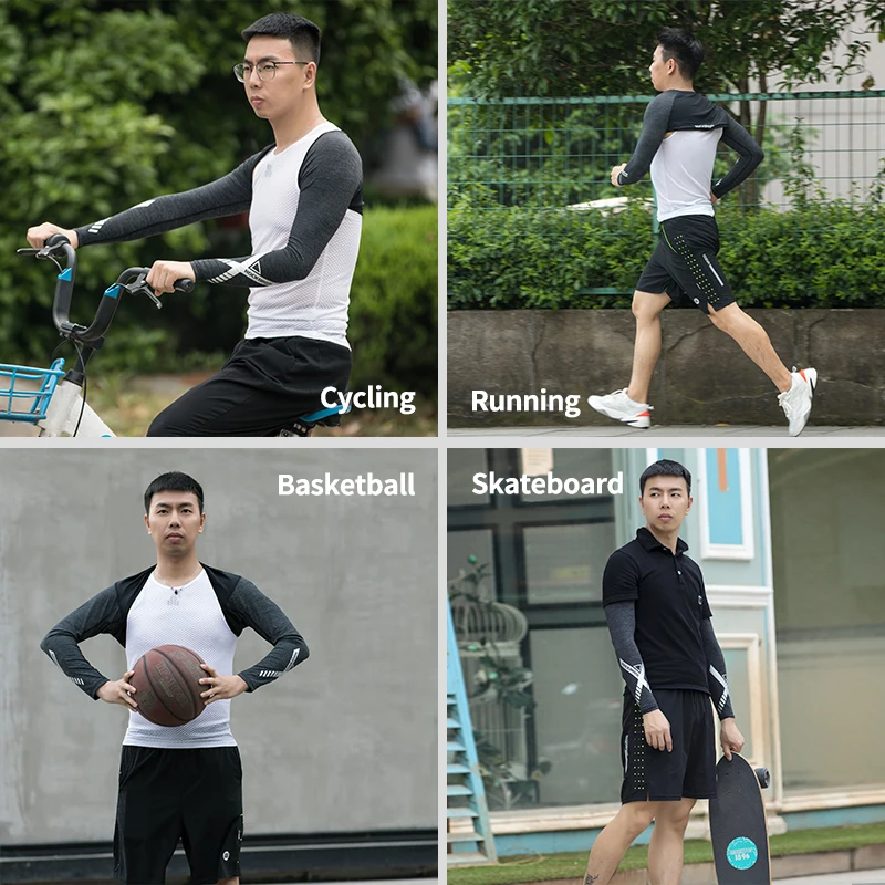 Summer Ice Silk Arm Sleeves Anti-UV Sun Protection Shawl Cuff Bike Sleeves Outdoor Sports Running Bicycle Arm Warmers