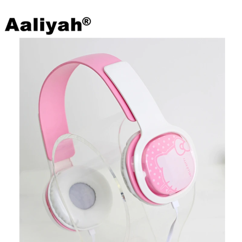 

Aaliyah Cartoon Headphone Earphone Headset Earbuds With Microphone Headphones For Computer Samsung Radio For Children Kids Girls