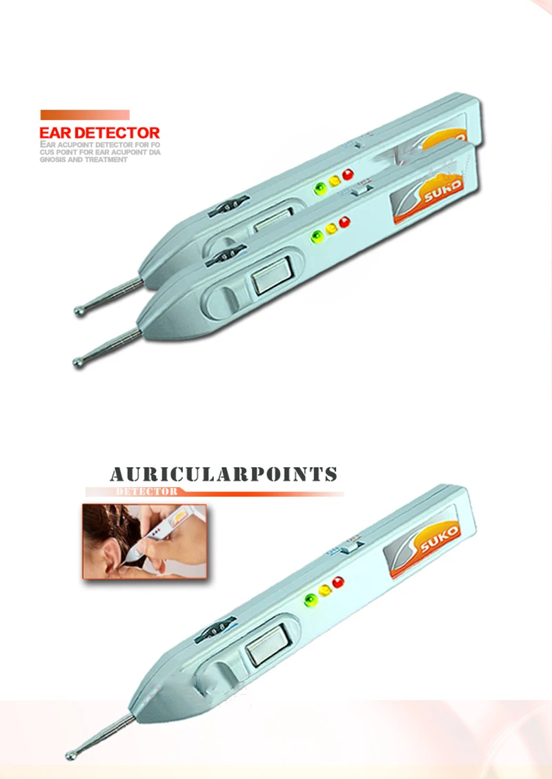 Аурикулярный детектор точек автоматический прибор для обнаружения ушей инструмент для аурикулотерапии Акупрессура звука