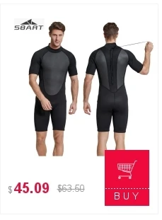 Sbart мужской короткий костюм для дайвинга 2 мм цельный сохраняет теплый неопреновый нейлон Защита от солнца для подводного плавания для серфинга дайвинга подводное плавание