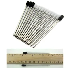 500 шт/партия высококачественные Оптовые стержни для ручки, 7 см короткие черные чернила, замена синих чернил