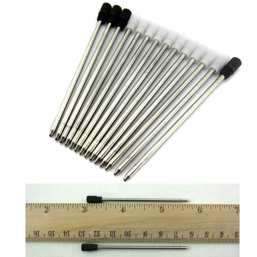 500PCS/lot High Quality Wholesale BALLPOINT PEN REFILLS,7cm short BLACK