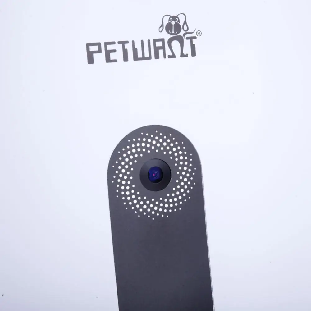 PETWANT PF-103 Smart Auto Feeding APP пульт дистанционного управления кормушка для домашних животных с камерой US Plug белый