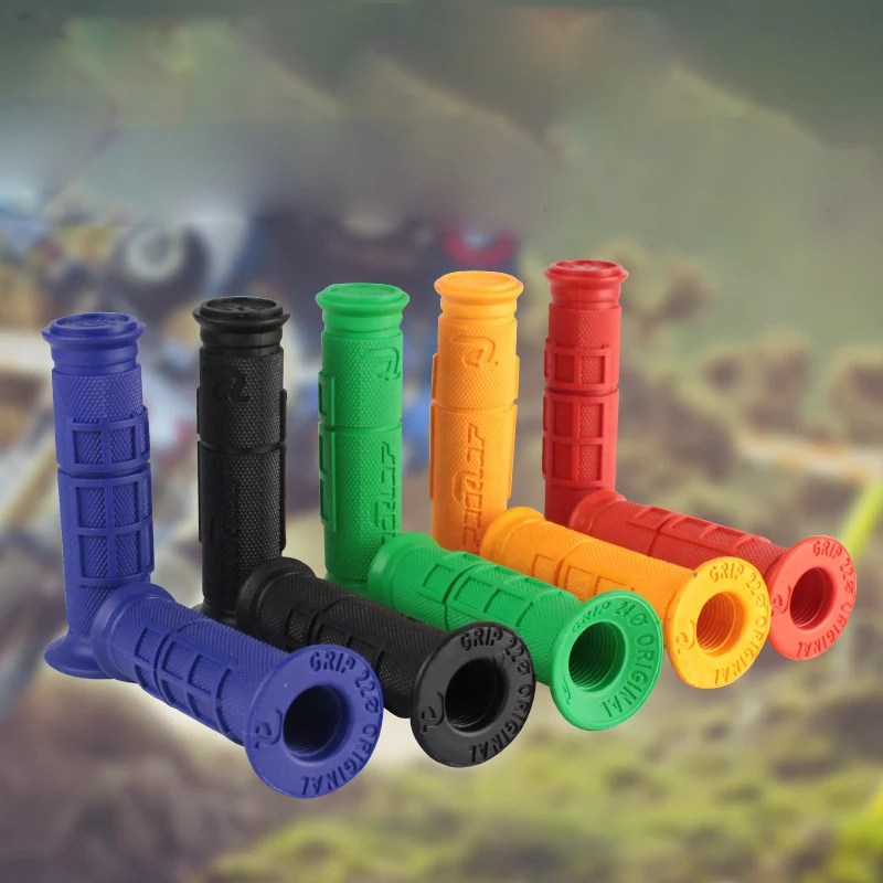Универсальные мягкие резиновые 22 мм 7/8 &quotручки для Honda Kawasaki Yamaha Suzuki KTM BMW MX Pit Dirt Bike