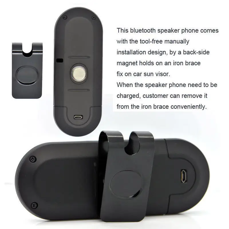 Bluetooth Автомобильный MP3 плеер беспроводной динамик автомобильный комплект