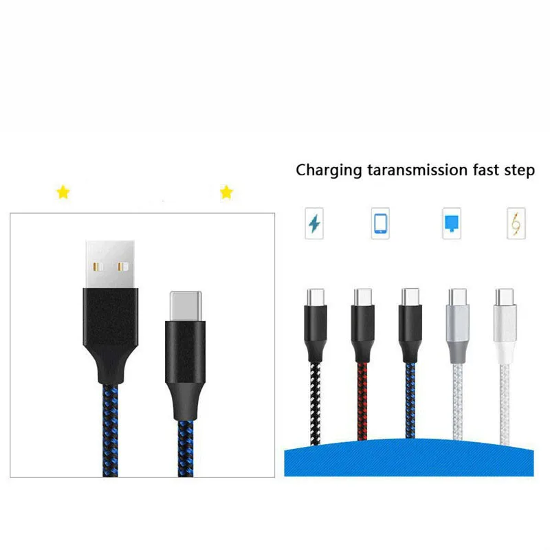 XX Happy Тип usb C кабель для samsung Galaxy S10 S9 S8 плюс Xiaomi Mi 9 быстрой зарядки
