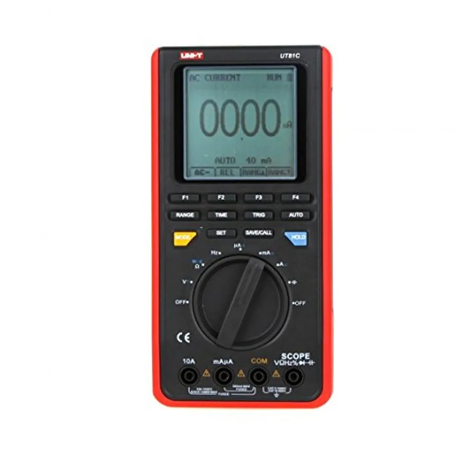 

UNI-T UT81C LCD Backlight 16MHz 80MS/s Real-Time Sample Rate USB Interface Scope DMM Digital Multimeters Multimetro ut81c