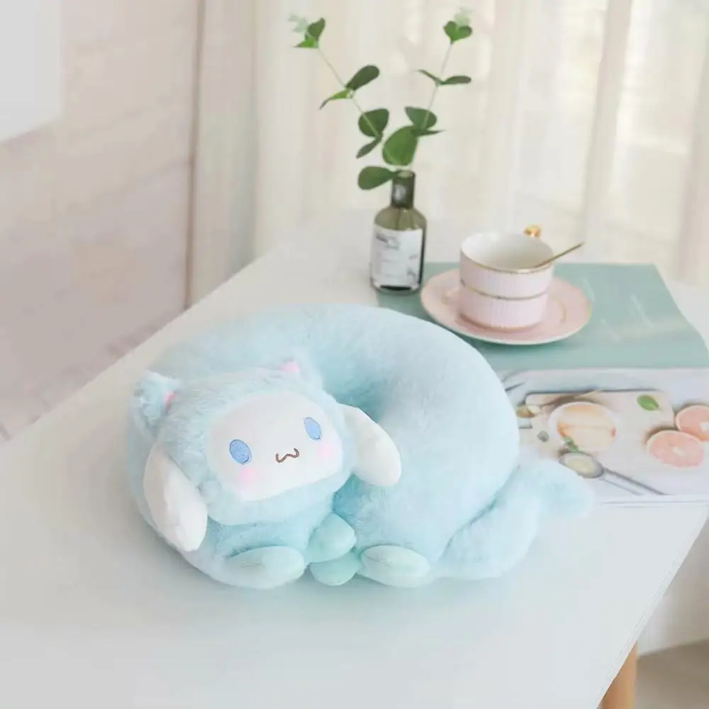 Cinnamoroll Игрушек! Супер милая плюшевая игрушка милая Мелодия Cinnamoroll поворот к коту мягкая u-образная подушка подарок на день рождения Рождество 1 шт - Цвет: Cinnamoroll