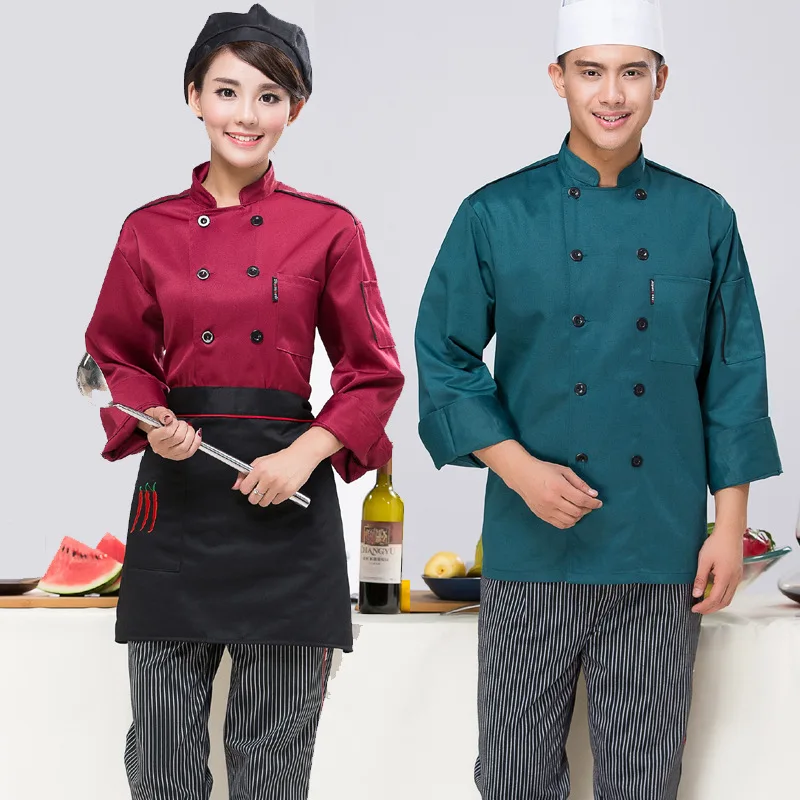 Buy Cooks Kitchen Clothes High Quality Chef Uniforms Plus Size Adult Restaurant