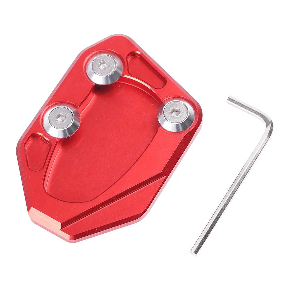 CNC Motorcycle Side Stand Kickstand Enlarge Plate Pad Base for LIFAN KPR150 KPR 150 Aluminum Alloy Motorbike Spare Parts Accessories