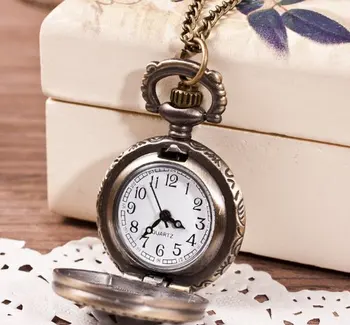 

YCYC!5*Key rabbit small hollow pocket watch sweater necklace watch