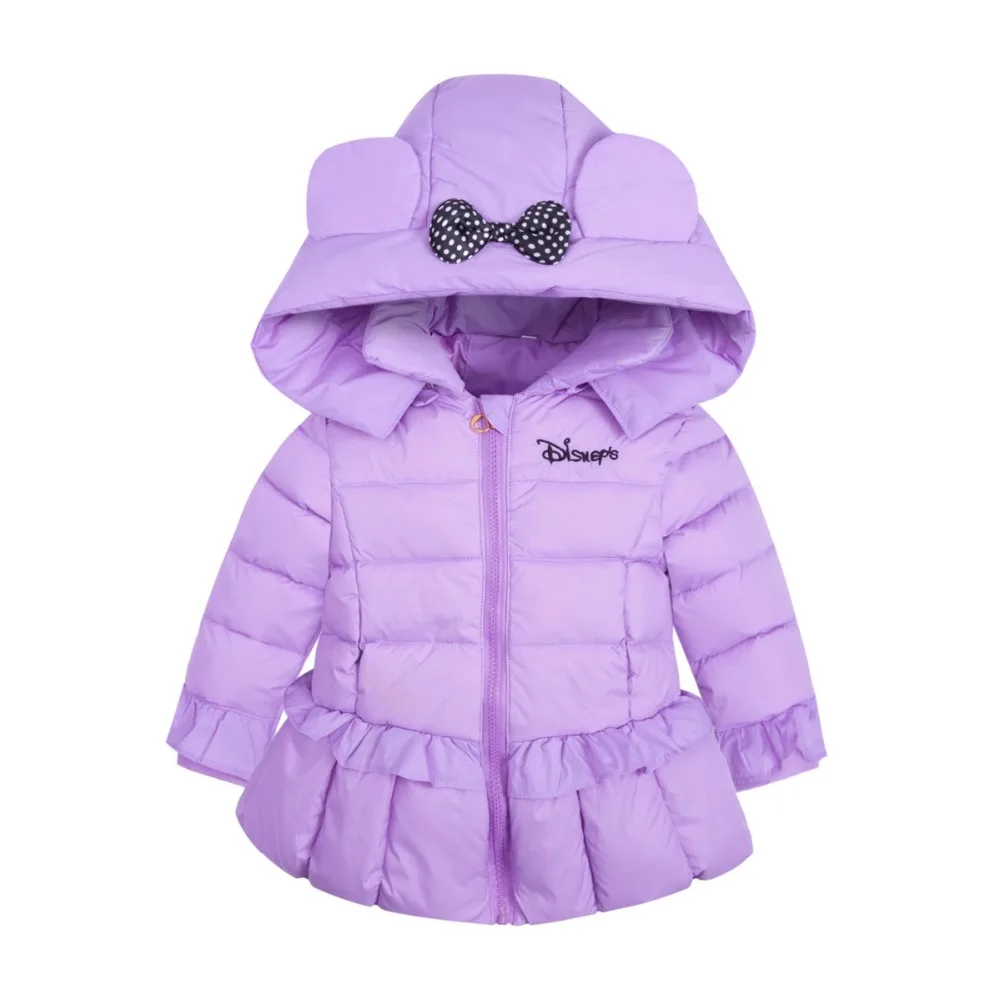 BibiCola children outerwear baby girls bow jacket children winter