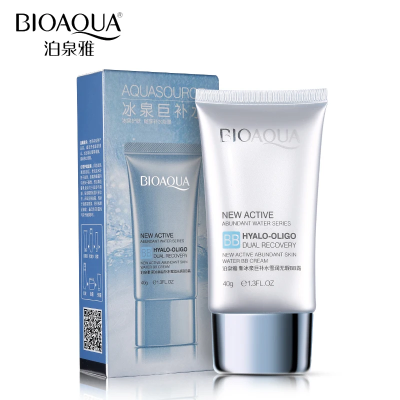 BIOAQUA Brand Ice Spring Face Makeup Base BB Cream Waterproof Moisturizer Oil Control Foundation Make Up