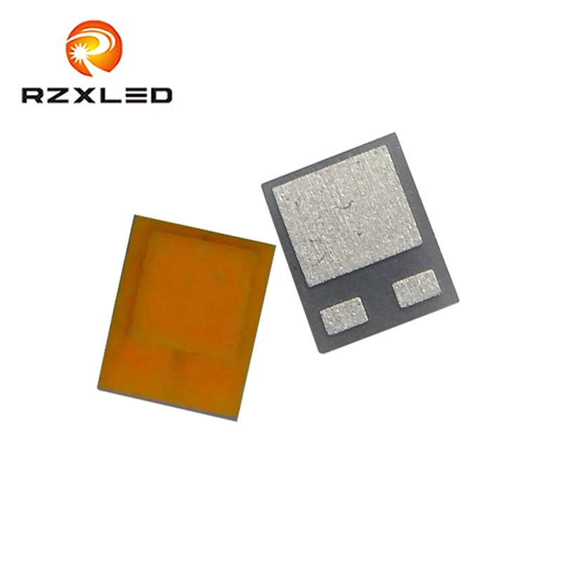 50 шт./лот светодиодный желтый чип 5 Вт 3 в amber2000K 2300K 1800K Suface Mount 2016 пакет для фар