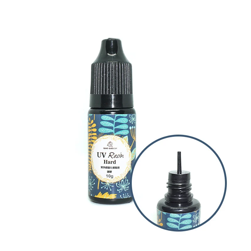 

UV Resin Hard Glue Non-toxic Ultraviolet DIY Transparent Cure Resin Activated Crafts 10/15/25/60/100/200g Jewelry Mold