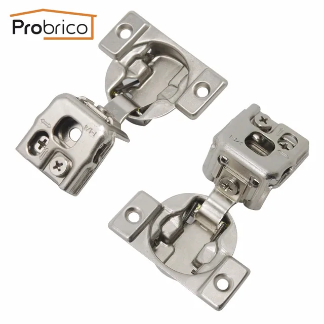 Probrico Kitchen Hinge Concealed Frame 1/4 Overlay Furniture