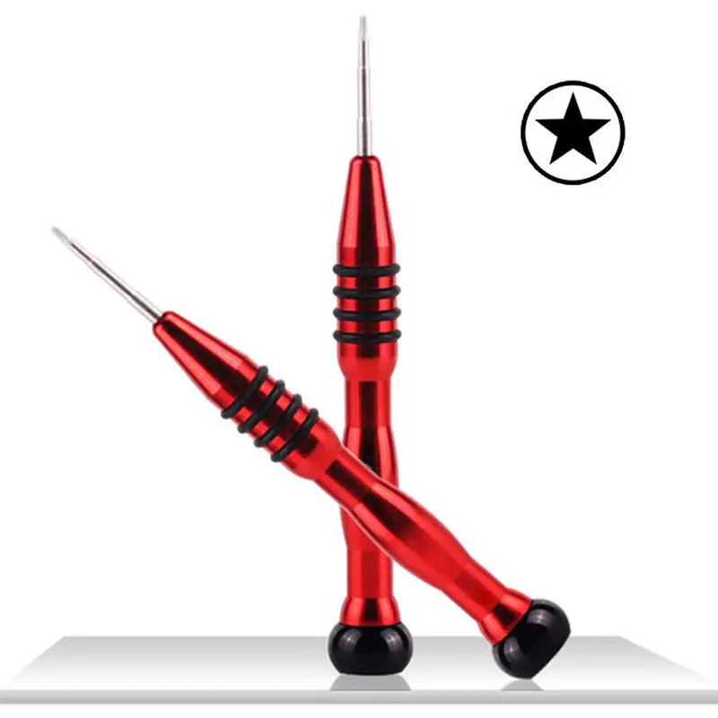 

Wholesale universal 5 Point Rotatable Pentalobe 0.8 Screwdriver Star Torx Repair Tool for iPhone Smart Phone Decive High Quality