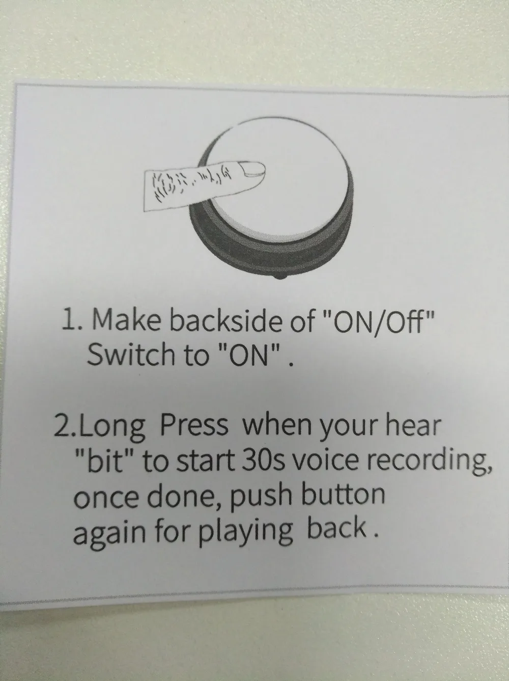 Sound button