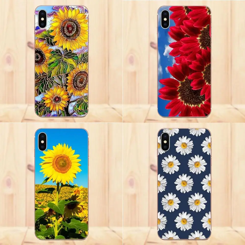 

Cute Summer Daisy Sunflower Floral Flower For Huawei G8 Honor 5C 5X 6 6X 7 8 9 Y5II Mate 9 P7 P8 P9 P10 P20 Lite Plus 2017