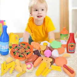 Кухня игрушки для детей ролевая игра Кухня фрукты растительная пища развивающая игрушка Подарочный набор для ролевая игра Еда игрушка M0626