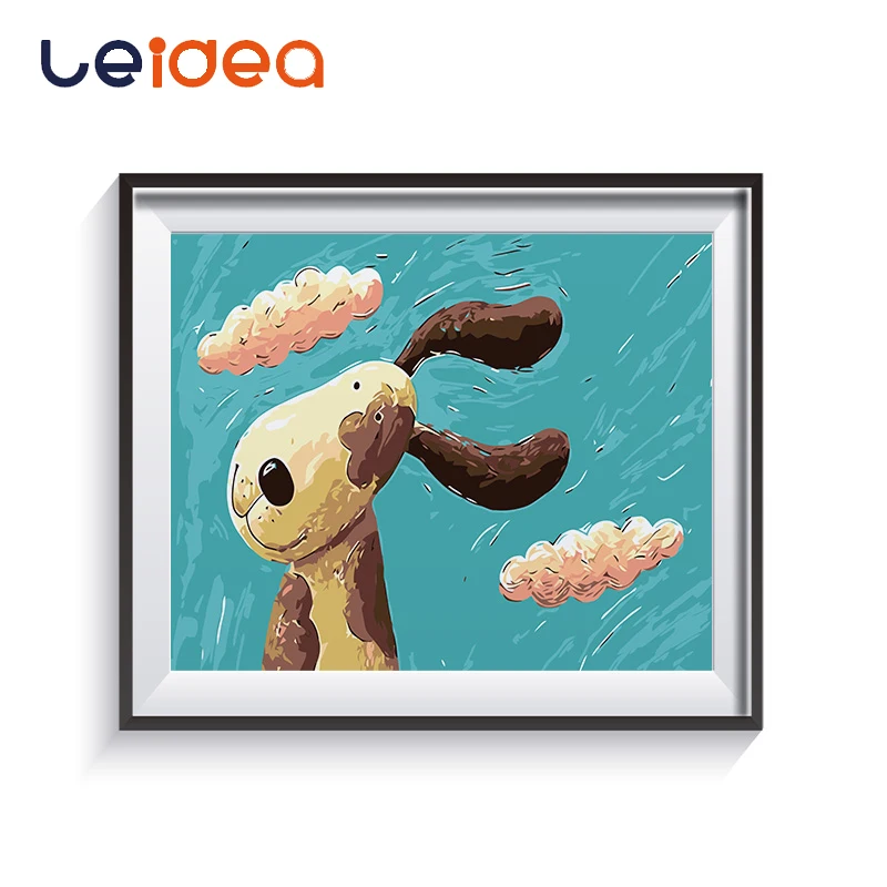

Paint By Number Japanese Style Cartoon Dog Modern Canvas Digital Coloring By Hand Unique Gift Home Decoration Art Gift