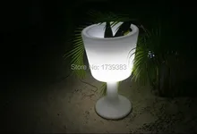 Color changeable Large LED LIGHT DRINK Illuminated Ice Buckets Waterproof slide design LED Light up champagne