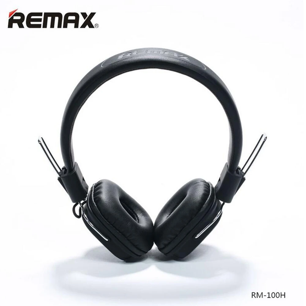 

Remax RM-100H High Compatibility HiFi sound Headphone Stereo Music Earphone with Mic Headset Headband Type Smart Noise Reduction