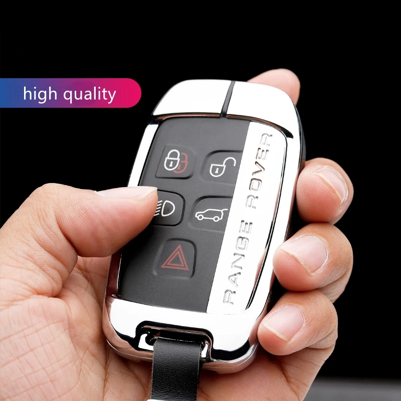 High Quality Car Keychain Case Holder For JAGUAR XE XF XJ F PACE For Land Rover Range Rover Discovery Sport Evoque Freelander 2
