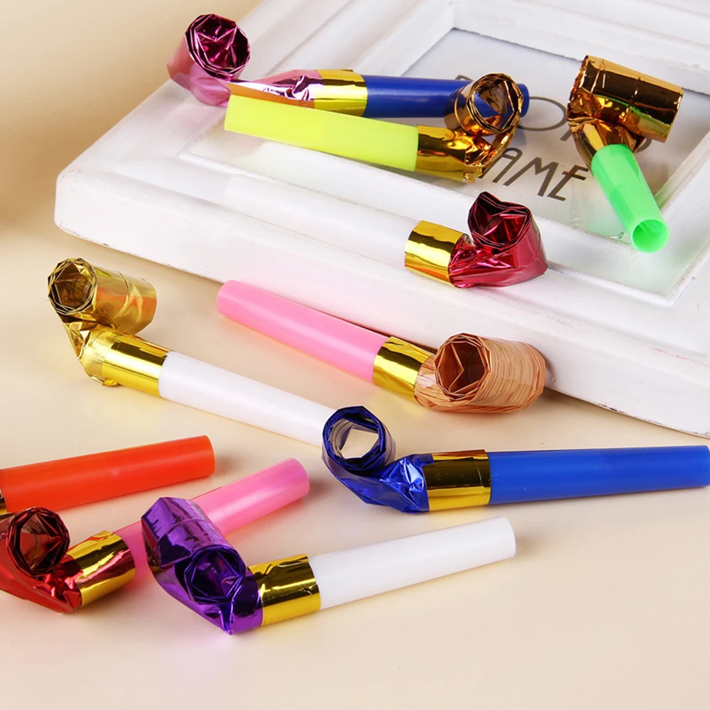

Funny Colorful Whistles Kids Childrens Birthday Party Blowing Dragon Blowout Baby Birthday Supplies Toys gifts