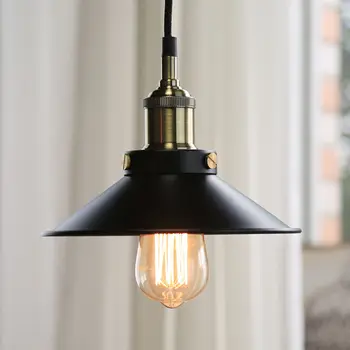 

Becostar Edison Bulb Vintage Industrial hanging Lighting Lamp with E27 Holder PendantLight Fixtures size Dia22cm