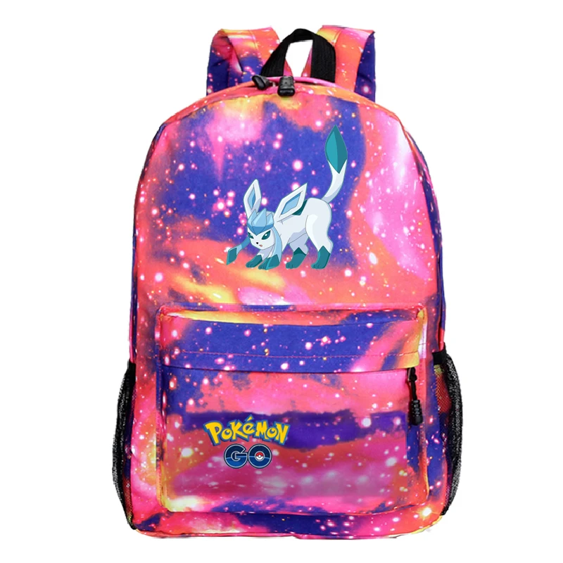Pokemon Glaceon rucksack Students School Bags beautiful back to school gift backpack School Bags beautiful school Backpack