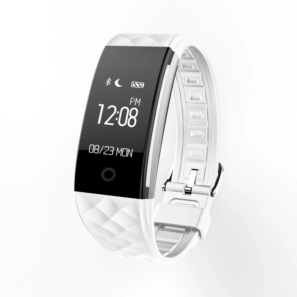 Bluetooth 4 0 смарт браслет часы монитор сердечного ритма OLED фитнес для Android IOS Телефон